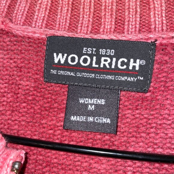 Woolrich Womens Rosebud Pink Zip-Up Vest M - Picture 3 of 7